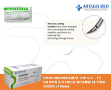 12 Pack of Suture Threads with Needles for Practice | for Practicing Sutures by Doctors, Medical Students, Veterinarians | Nylon 4/0 Suture Threads - for Practice and Educational Use Only