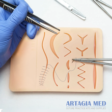 12 Medical Sutures & Needles for Suture Practice – Assorted Suture Materials & Sizes for Hands-On Training