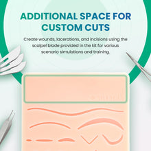 Suture Practice Kit for Medical Students – Complete Training Set with Silicone Pad, Suture Threads, Tools, Knot Board & Video Course