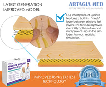Advanced Suturing Practice Kit for Medical Students (35-Piece) – Latest Generation, Most Comprehensive Set with 3 Premium Suture Pads & Complete Tool Kit for Educational Use Only