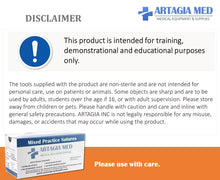 12 Medical Sutures & Needles for Suture Practice with Variety of Suture Materials and Sizes