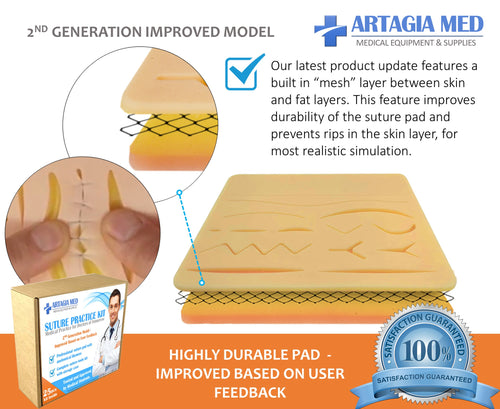 Custom Order:  25 Suture Pads - Ryan Pedigo